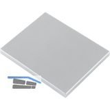 HAWA Junior GP/Ordena 70 Abdeckkappe eckig Punktbefestigung verchromt matt