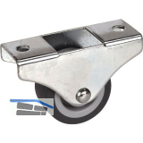 D�RNER + HELMER Bockrolle TPE-Lauffl�che Plattenbefestigung 38 mm 45 kg