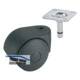 D�RNER + HELMER Doppel-Lenkrolle One 50 mm 30 kg Platte