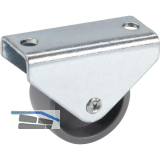 D�RNER + HELMER Bockrolle Kunststoff-Rad 30 mm 45 kg Platte