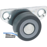 D�RNER + HELMER Bockrolle TPE-Lauffl�che 30 mm 40 kg Platte seitlich