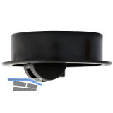 D�RNER + HELMER Rolleinsatz Doppelrolle Rad � 30 mm, Kunststoff schwarz