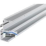 HAWA Combino 65 H FS/80 H FS Doppellaufschiene untenlaufend 4000 mm, Alu elox.