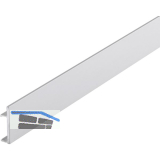 HAWA Combino 65/80 H FS Blendenprofil F�hrungsschiene 2500 mm, Aluminium elox.