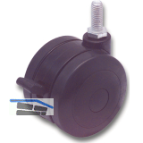 Doppel-Lenkrolle Spezial 75 mm 70 kg Gewindestift