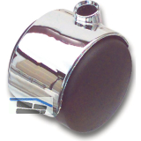 Doppel-Lenkrolle Duo Kunststoff hart 50 mm 50 kg schwarz/Chrom-Optik