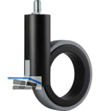 Lenkrolle Rotola 120 50 kg Feststeller schwarz/grau