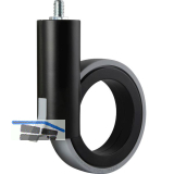 Lenkrolle Rotola 150 80 kg Feststeller schwarz/grau