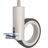 Lenkrolle Rotola 120 50 kg Feststeller silberfarbig/schwarz