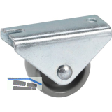 D�RNER + HELMER Bockrolle Kunststoff-Rad Plattenbefestigung 25 mm 40 kg