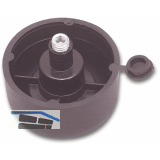 M�belgleiter Inbus verstellbar � 50 mm, H�he 17 mm, Kunststoff schwarz