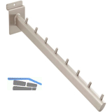 Schr�garm 8-stufig Arkwall 350 mm Stahl vernickelt matt