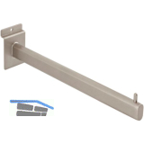 Konsole Arkwall oval 310 mm Stahl vernickelt matt