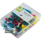 Pinnwandnadeln 100 St�ck Kunststoff bunt sortiert