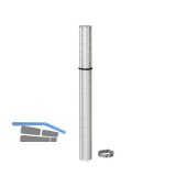 CONFURN Tr�gers�ule Quatro � 38 mm, H�he 400 mm, Aluminium eloxiert