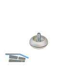 CONFURN Rosettenbefestigung Quatro Bohr � 12, Aluminium eloxiert