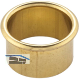 Kabeldurchgang rund, Einbau � 20 mm, Messing poliert
