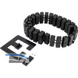 CONFURN Kabelschlange Cube� SL 1250 mm schwarz