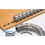 CONFURN Kabelkanal horizontal, L�nge 1000 mm, Kunststoff schwarz