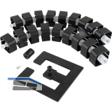 CONFURN Kabelschlange Orbit� SL 750 mm schwarz