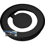 CONFURN Kabeldurchgang Orbit� � 90 mm schwarz