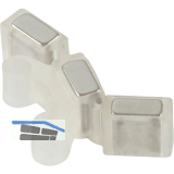 CONFURN Haftmagnet Gecko� E-MAG transparent