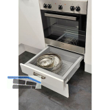 NINKA Herdsockelschubkasten mit BLUMOTION, KB 600 mm, Kunststoff steingrau