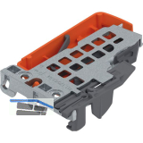 BLUM TANDEM Kupplungsteil rechts, Kunststoff / Zink