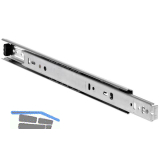 ACCURIDE DZ2132 Kugelk�figf�hrung Teilauszug, L�nge 350 mm, Stahl verzinkt