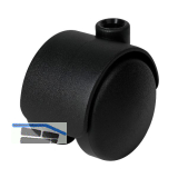 Doppel-Lenkrolle Duo hart Kunststoff 50 mm 50 kg schwarz