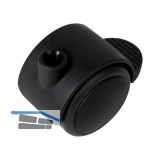 Doppel-Lenkrolle Duo weich Kunststoff Feststeller 50 mm 50 kg schwarz