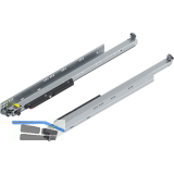 BLUM MOVENTO TIP-ON 766H Unterbodenf�hrung, NL 700, TK 60 kg; 766H7000T