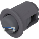 BLUM SERVO-DRIVE Distanzpuffer Bohr � 8, Kunststoff RAL 7037 staubgrau