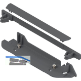 BLUM SERVO-DRIVE Tr�gerprofilaufnahme unten und hinten, KS RAL 7037 staubgrau