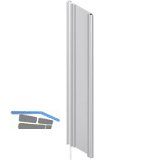 BLUM SERVO-DRIVE Tr�gerprofil abgel�ngt, mit montiertem Kabel,L�nge 800, Alu