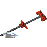 BLUM SERVO-DRIVE Bohrlehre Z10-Tr�gerprofilaufnahme, Kunststoff/Stahl/Aluminium