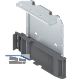 BLUM SERVO-DRIVE Aufnahmewinkel OBEN-vormontiertem Adapter, staubgrau verzinkt