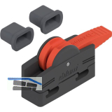 BLUM SERVO-DRIVE Verbindungsknoten und Kabelendenschutz, 24 Volt, KS schwarz