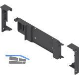 BLUM SERVO-DRIVE Tr�gerprofilaufnahme links/rechts, Kunststoff tiefgrau