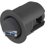 BLUM SERVO-DRIVE Distanzpuffer Bohr � 8, Kunststoff tiefgrau