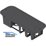 BLUM SERVO-DRIVE Netzger�thalterung Bodenmontage, Kunststoff tiefgrau