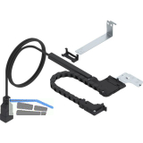 BLUM AMPEROS AC Kabelf�hrung NL 450 mm, Kunststoff schwarz