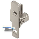 BLUM METABOX Frontbefestigung Zarge N, Schraubversion, rechts, Zink vernickelt