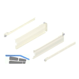 BLUM METABOX M Zarge 320 Schraubversion, Teilauszug, NL 350, cremewei�