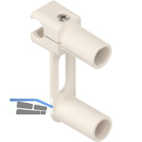 BLUM Metabox Querrelinghalter zweifach, Kunststoff cremewei�