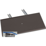 OMGE TV-Teilauszug 650 x 350 mm Stahl schwarz beschichtet