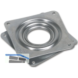 OMGE Kugellager-Schwenkplatte 81 x 81 mm, H�he 9 mm, Stahl verzinkt