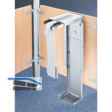 CONFURN PC-Halterung, 210 x 410 x 175 mm, Farbe schwarz