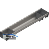 BLUM ORGA-LINE Schalen-Set KB 275 - 299 /NL 550 mm Edelstahl/Kunststoff