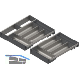 BLUM ORGA-LINE Schalen-Set KB 901 - 999/NL 450 mm Edelstahl/Kunststoff